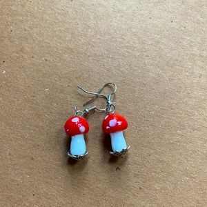 Mushroom Earrings